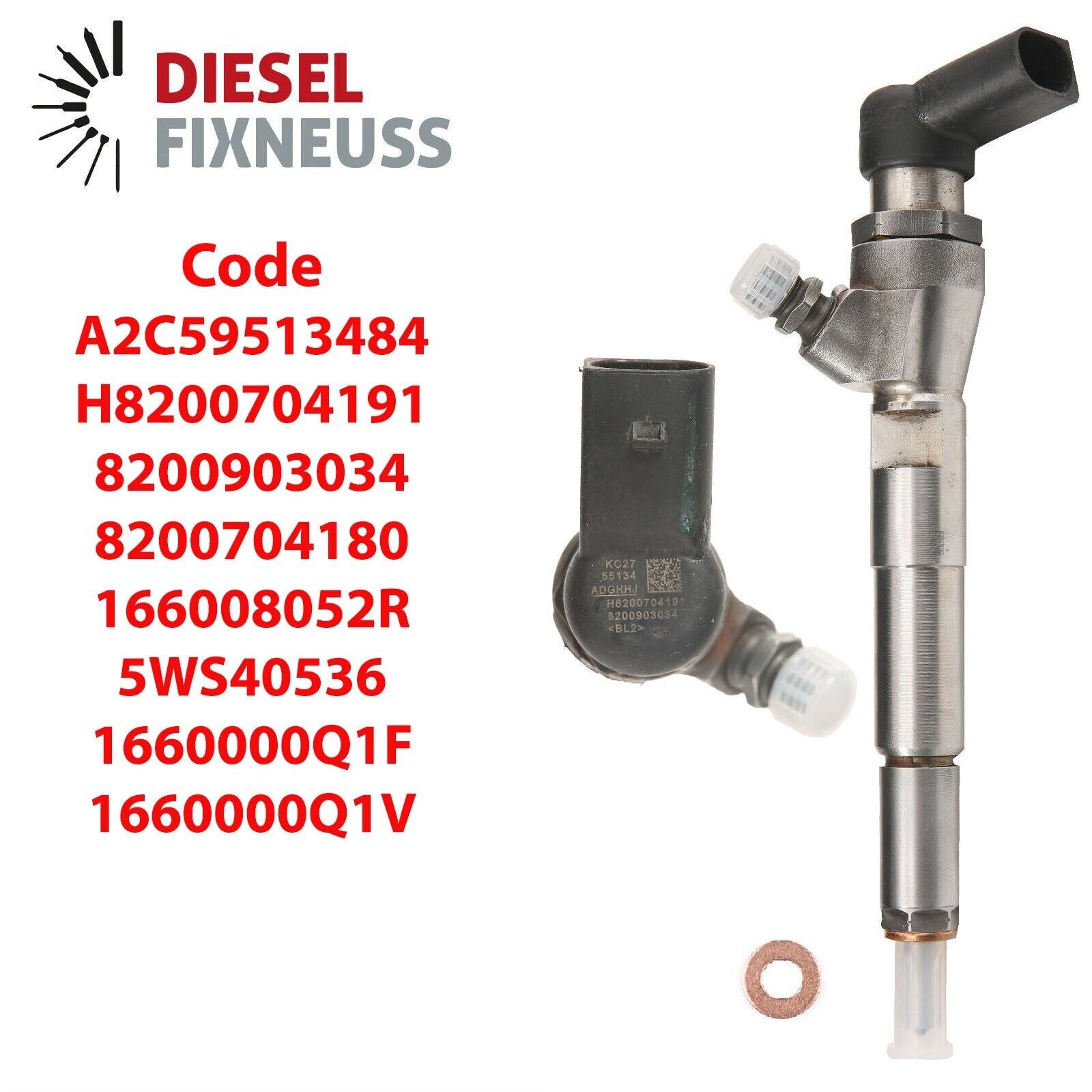 4x Injecteur H8200704191 Renault Clio Megane Nissan Quashqai 1,5dCi