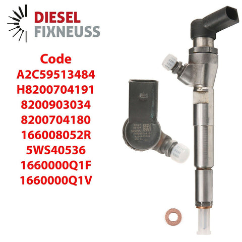 4x Injecteur H8200704191 Renault Clio Megane Nissan Quashqai 1,5dCi