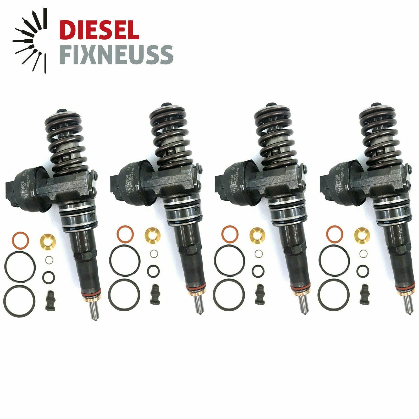 4x Injektor Einspritzdüse Pumpedüse 0986441577 Audi VW 1.9 TDI 116 PS 0414720314