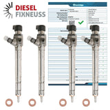 X4 Ford Citroen Peugeot Siemens Injector |2.2TDCi| BK2Q9K546AG 9801125480