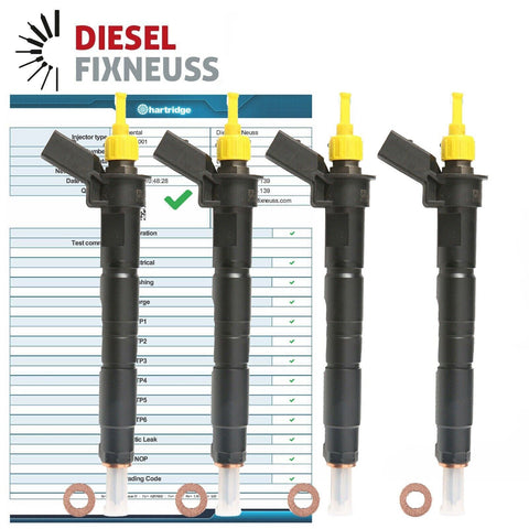 4x Bosch Einspritzdüse 0445116001 Injektor BMW 120d 3er 320d 0986435363