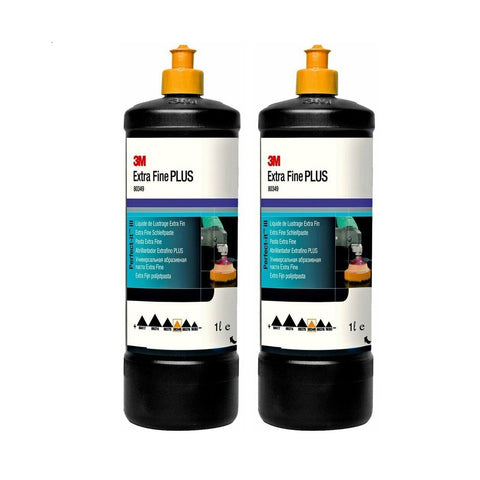 2x 3M Perfect-It III Extra Fine PLUS Schleifpaste 80349 1 Liter politur