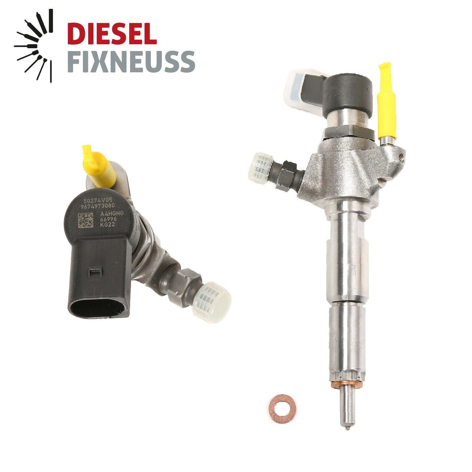 Diesel Injecteur Peugeot 508 C5 1.6 Hdi 115 hp,9802448680,1791017,9674973080