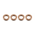 4x Kupfer Injektor Dichtring 13x7,7x2,5 mm – Injektor Dichtung