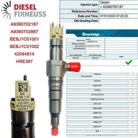 MERCEDES ACTROS ATEGO ANTOS AROCS FUEL INJECTOR A9360702187 BEBJ1C01001