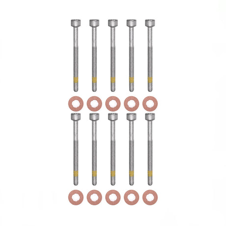 10x Zylinderschraube und 15×7.15×2.0 mm Dichtringe Einspritzdüse für Mercedes