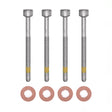 4x Zylinderschraube und 15×7.15×2.0 mm Dichtringe Einspritzdüse für Mercedes