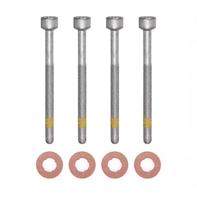 4x Zylinderschraube und 15×7.15×2.0 mm Dichtringe Einspritzdüse für Mercedes