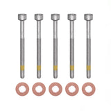 5x Zylinderschraube und 15×7.15×2.0 mm Dichtringe Einspritzdüse für Mercedes