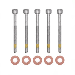 5x Zylinderschraube und 15×7.15×2.0 mm Dichtringe Einspritzdüse für Mercedes
