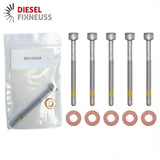 5x Zylinderschraube und 15×7.15×2.0 mm Dichtringe Einspritzdüse für Mercedes