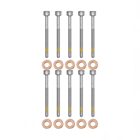 10x Zylinderschraube und 15×7.15×3.0 mm Dichtringe Einspritzdüse für Mercedes