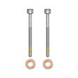 2x Zylinderschraube und 15×7.15×3.0 mm Dichtringe Einspritzdüse für Mercedes