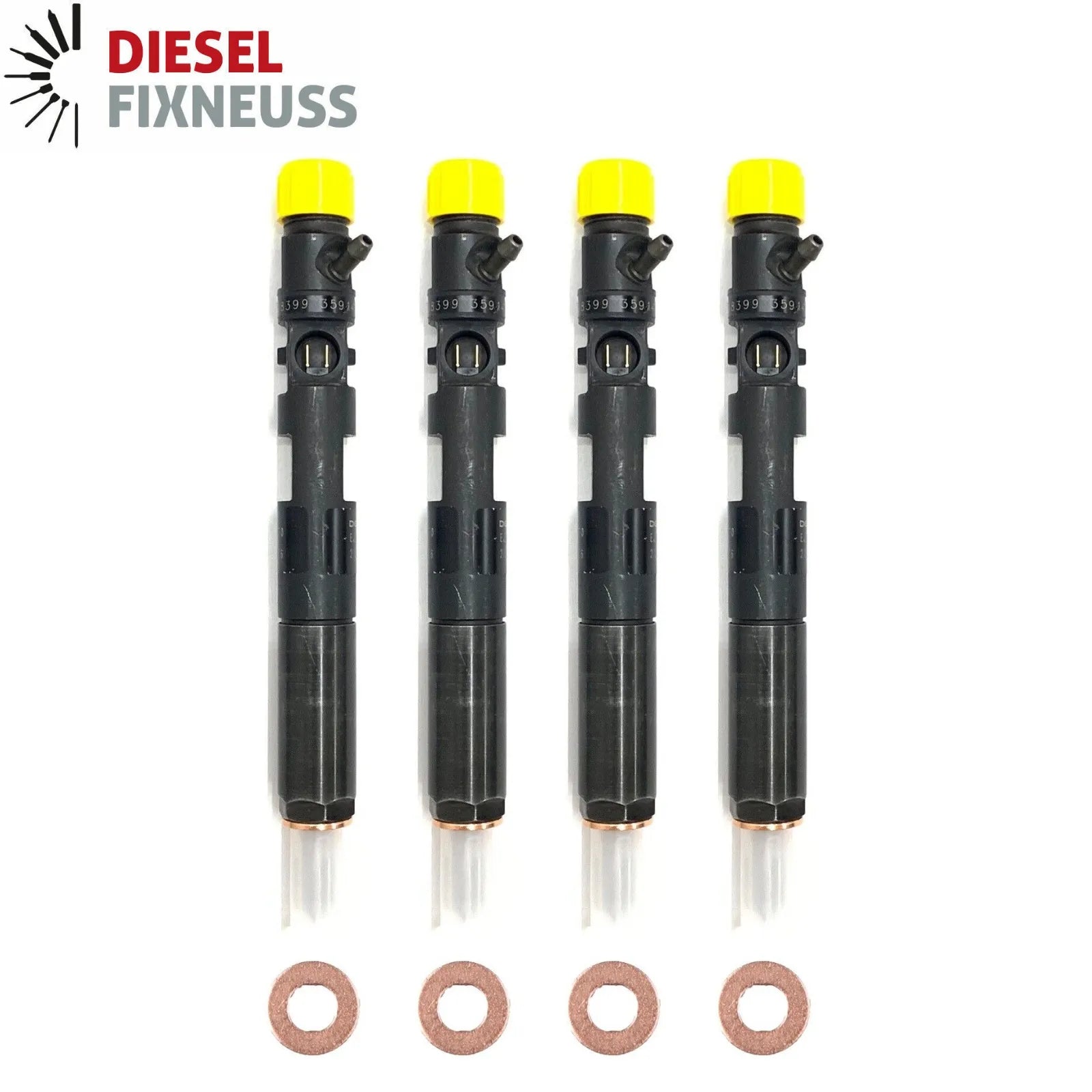 4x Einspritzdüse Injektor DELPHI Ford 1,8TDCI EJBR01601Z EJBR02201Z 1S4Q-9F593-AF