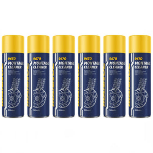 MANNOL 9670 Montage Cleaner Spray, Bremsenreiniger, Universalreiniger, 6x 500ml